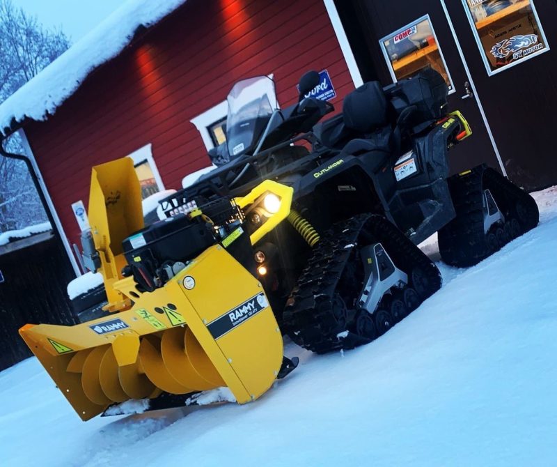Rammy Snøfreser 120 cm ATV – 306 ccm Briggs & Stratton motor