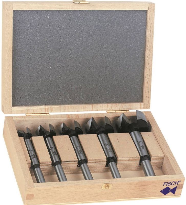 Tecos Forstnerboer sett – 5 størrelser Ø 15–35 mm