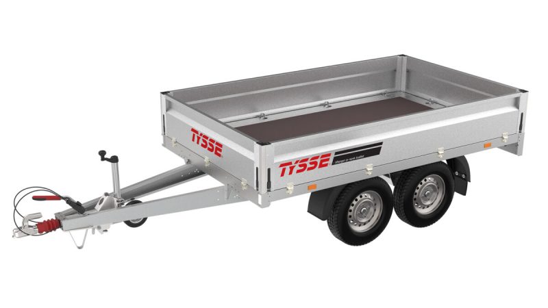 Tysse 6301NFH Varehenger – 2000 kg, nedfellbare sider
