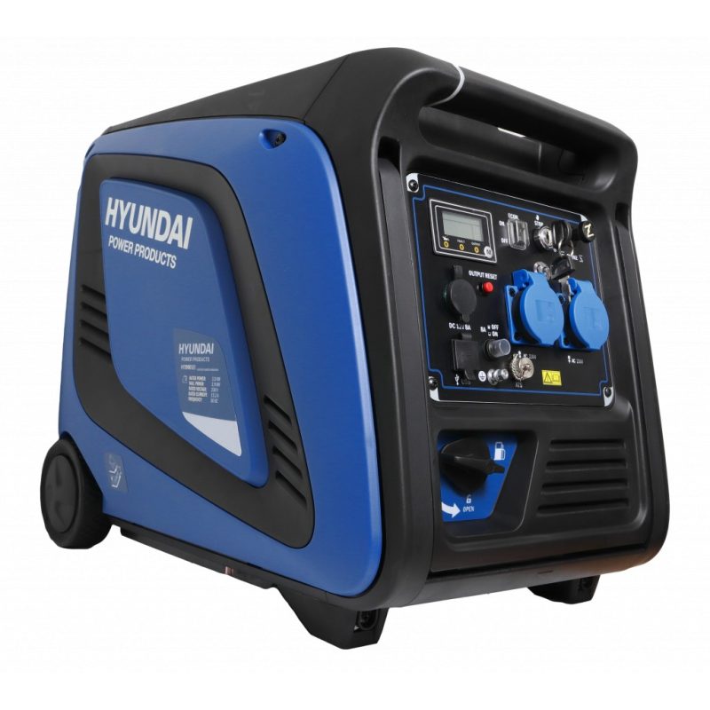 Hyundai HY3900SEi Inverter Aggregat 3900W – Elektrisk Start, Fjernkontroll og ATS