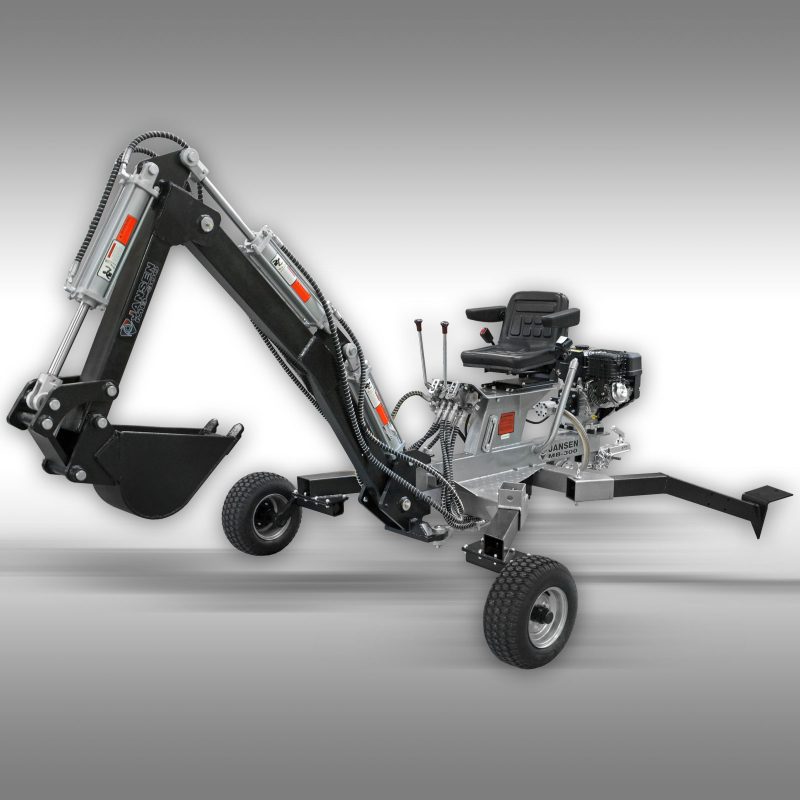 Jansen MB-360 Minigraver – 10 hk bensin, 360° sving