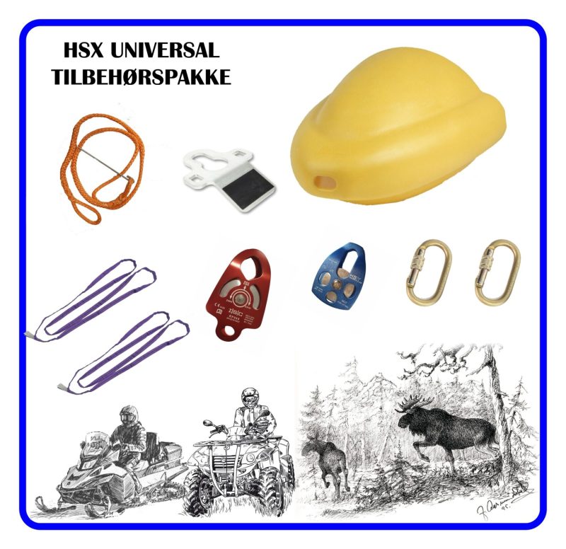 HSX universal tilbehørspakke jakt  skog  off road.
