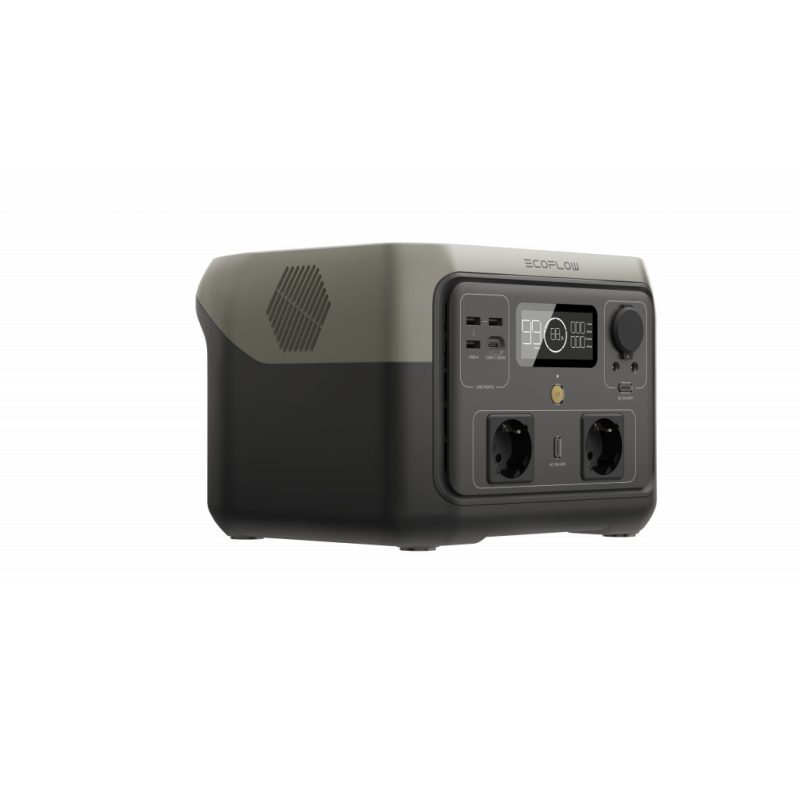 EcoFlow River 2 Max Powerbank – 512Wh, 230V ren sinus