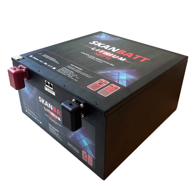 SKANBATT V2 Bobilbatteri 12V 480Ah – Under sete, LiFePO4