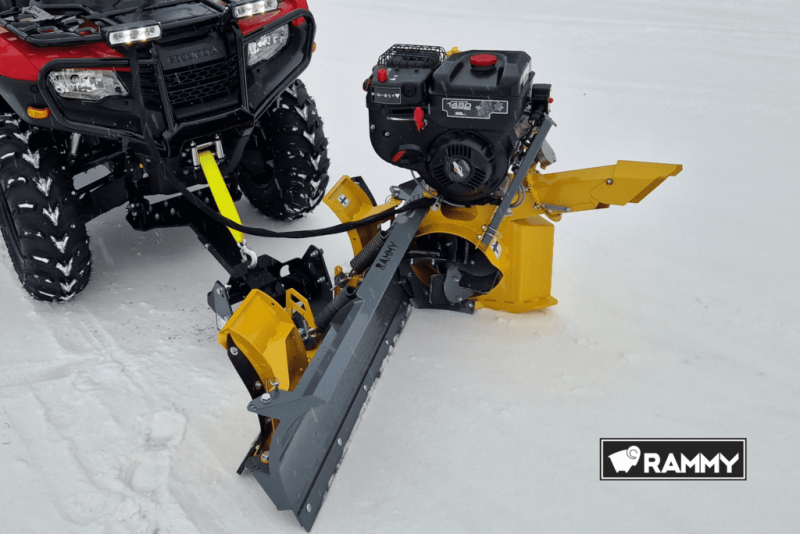 Rammy Thrower Plow ATV – Plog W165 og snøfres ST30 komplett
