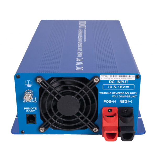 INVERTER 12V 1000W Ren sinus m/fjernkontroll - Bilde 3