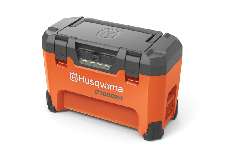 Husqvarna 40-C1000X4 Ladekoffert – Lad 4 batterier samtidig