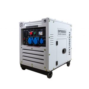 HYUNDAI DHY9000SEi Diesel Inverter Strømaggregat 6500W - Elektrisk start - Forvarming - ATS