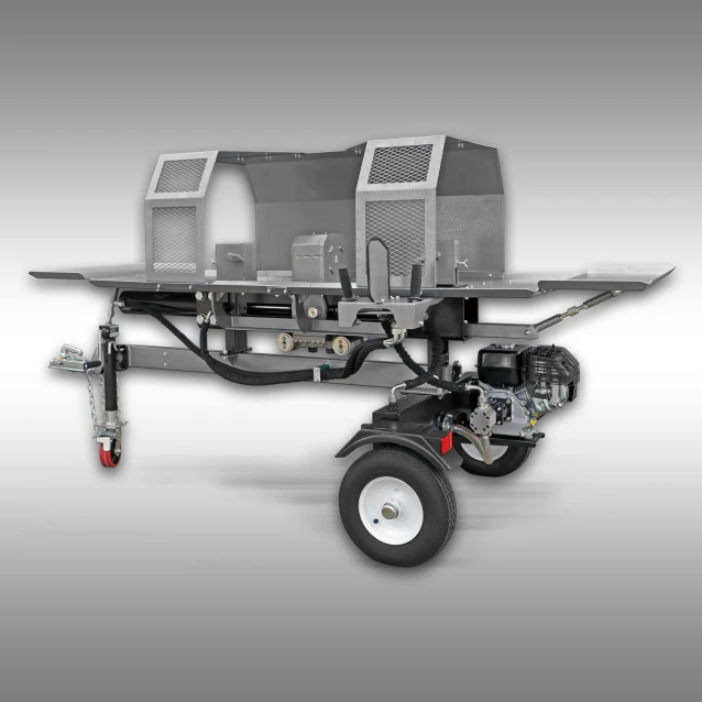 Vedkløyver Jansen HS-20DS55pro, 20 tonn, 55 cm, bensinmotor, dobbeltvirkende kløyver