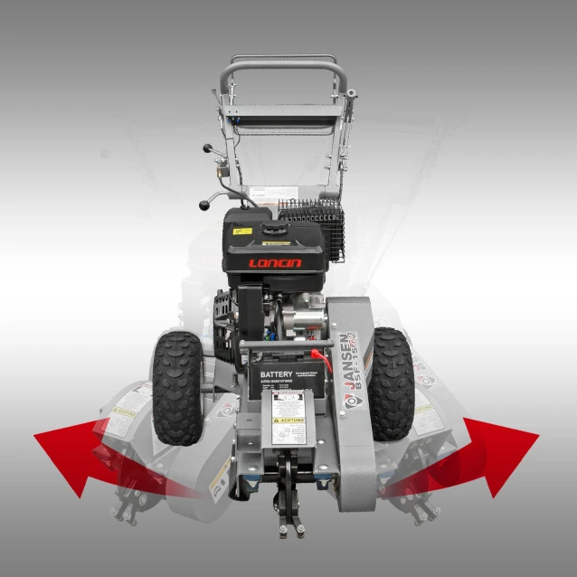 Stubbefreser Jansen BSF-15pro, stubbefreser, 15 HK elektrisk start