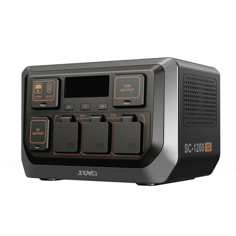 Senci SC1200 Lithium Power Station – 1152 Wh, 1200 W sinus